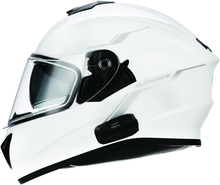 Load image into Gallery viewer, Sena Technologies Outforce Full Face Bluetooth Helmet Glossy White - Small