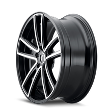 Load image into Gallery viewer, Kraze KR190 Lusso 22x8.5 / 5x112 BP / 38mm Offset / 66.56mm Hub Gloss Black Machined Wheel