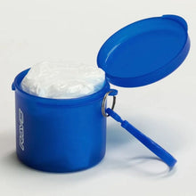 Load image into Gallery viewer, Rays Foldable Poncho Transparent White / Blue Case