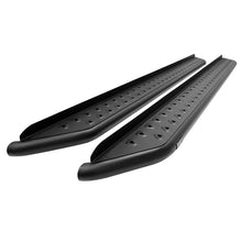 Load image into Gallery viewer, Westin 15-19 Chevy Silverado 2500/3500 Crew Cab (Excl. Diesel) Outlaw Running Boards - Text. Blk