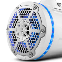 Load image into Gallery viewer, DS18 Tower Speakers 6.5in 1in Driver 150 Watts RMS w/ RGB LED Lights White