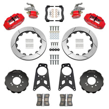 Load image into Gallery viewer, Wilwood 89-98 Nissan 240SX FNSL4R/MC4 Rear Parking BBK w/ 13.50in Slotted Rotors - Red