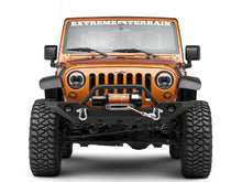 Load image into Gallery viewer, Raxiom 97-18 Jeep Wrangler TJ &amp; JK 6-LED Headlights w/ Partial Halo- Black Housing (Clear Lens)