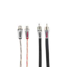 Load image into Gallery viewer, DS18 Level 3 RCA Wire Y Connector 1 Male to 2 Female Black + Red Kit