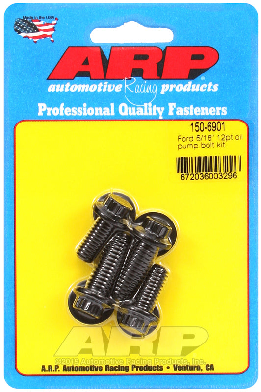 ARP Ford 5/16in 12pt Oil Pump Bolt Kit - GTR Auto