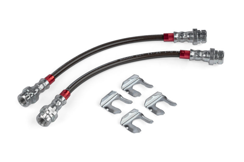 APR 06-13 Audi A3/A3 Quattro/06-14 Volkswagen GTI Braided Stainless Steel Brake Line Set - Rear BRK00048