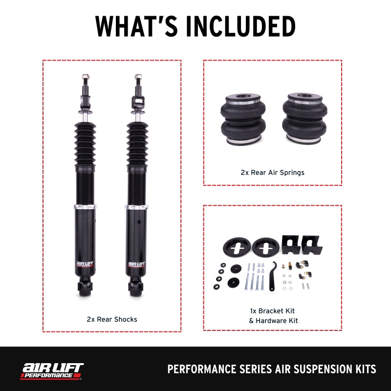 Air Lift 05-14 Audi A3 / 06-14 Volkswagen GTI Performance Rear Kit - GTR Auto