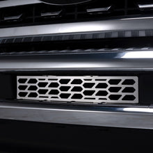 Load image into Gallery viewer, Putco 23-24 Ford F250/F350 Super Duty Hex Shield Design Bumper Grille Inserts - Polished SS