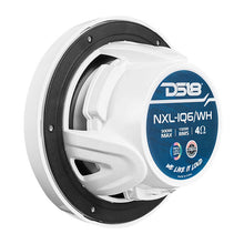 Load image into Gallery viewer, DS18 Marine 6.5in 2-Way 150 Watts RMS 4 ohm Digital LED Lights Bullet Tweeter Covers Included White