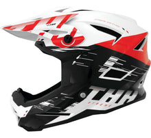 Load image into Gallery viewer, THH Helmets T-42 BMX Xtreme  White/Red Youth - Medium