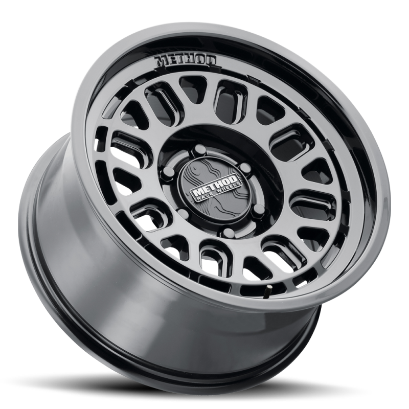 Method MR321 17x8.5 +25mm Offset 6x5.5 BP 106.25mm CB Gloss Black Wheel MR321785601325
