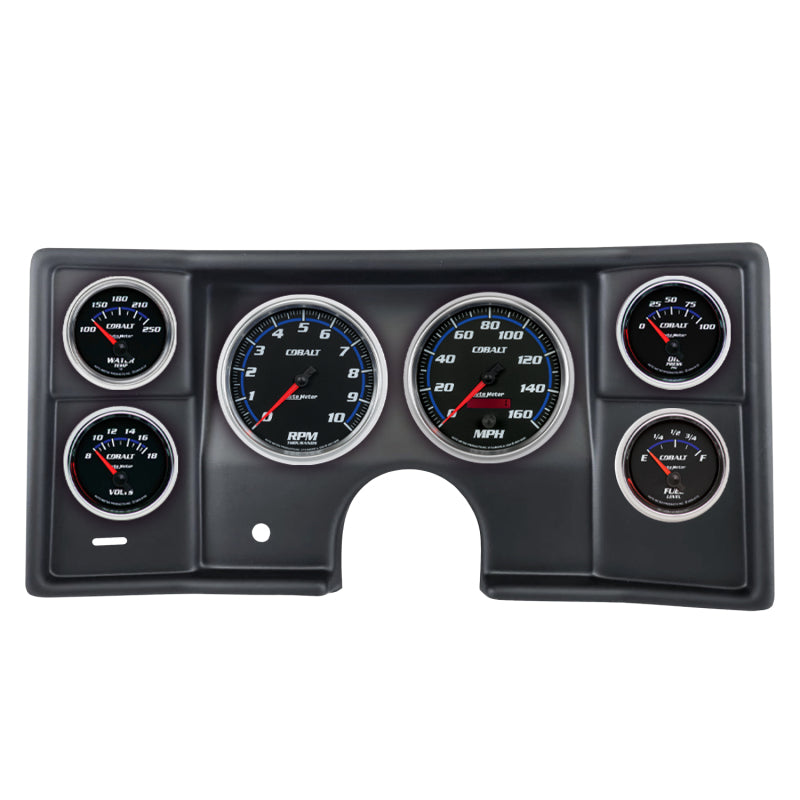 Autometer Cobalt Direct Fit Dash Kit 78-81 Malibu / El Camino / Montecarlo (2 x 5in. / 4 x 2-5/8in.) 2935-05