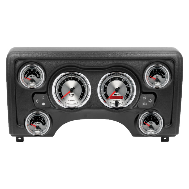 Autometer American Muscle Direct Fit Dash Kit 97-06 Jeep TJ (2 x 3-3/8in. / 4 x 2-1/16in.) 90011-01