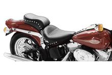 Load image into Gallery viewer, Mustang 84-06 Harley Standard Rear Tire Standard Touring Passenger Seat w/Studs - Black