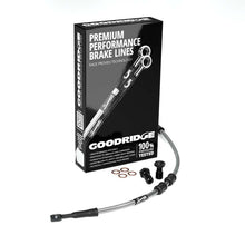 Load image into Gallery viewer, Goodridge 02-03 HD XL883R +6in Clear Brake Line Kit w/Black Fittings