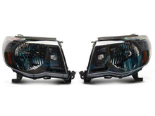 Load image into Gallery viewer, Raxiom 05-11 Toyota Tacoma Axial Series OE Replacement Headlights- Black Housing (Clear Lens)