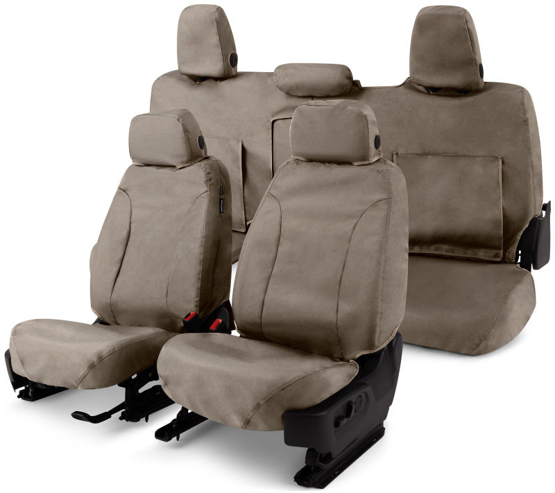 Covercraft 1997-01 Ford F150 Waterproof Polyester SeatSaver Custom Front Row Seat Covers - Taupe SS2257WFTP