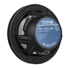 Load image into Gallery viewer, DS18 NXL-M Series Speaker w/ RGB LED Lights 8in 2-Way 125 Watts RMS 4 ohm Black