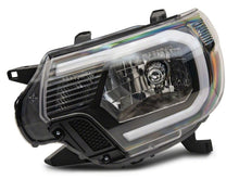 Load image into Gallery viewer, Raxiom 12-15 Toyota Tacoma Axial Series Headlights w/ LED Bar- Black Housing (Clear Lens)