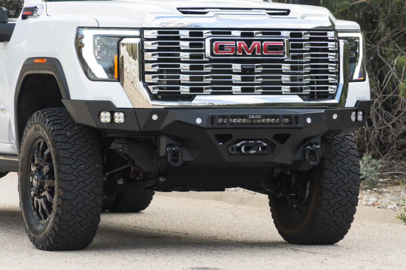 DV8 Offroad 24-26 GMC Sierra 2500/3500 Spec Series Front Bumper w/ Winch