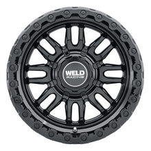 Load image into Gallery viewer, Weld Off-Road Swift 17x9in - 8x165.1 BP - ET-12 - 125.1mm CB - Gloss Black Wheel &amp; Ring
