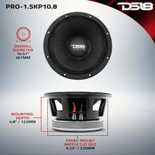 Load image into Gallery viewer, DS18 10in 1000 Watts RMS 8 ohm Mid-Bass Loudspeaker