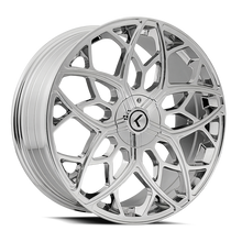 Load image into Gallery viewer, Kraze KR184 Ricochet 22x8.5 / 5x115/120 BP / 38mm Offset / 74.1mm Hub Chrome Wheel