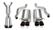 Load image into Gallery viewer, Corsa 06-08 Corvette C6 Sport Cat-Back Dual Rear Exit w/ 3.5in Black PVD Tips