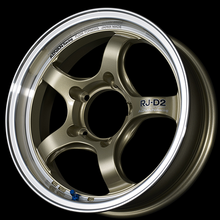 Load image into Gallery viewer, Advan RG-D2 17x7.5 / +35 Offset / 4x98 / 58mm Bore / Machining and Champagne Gold