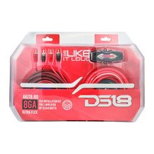 Load image into Gallery viewer, DS18 8-GA Amplifier Install Kit Advance- Red
