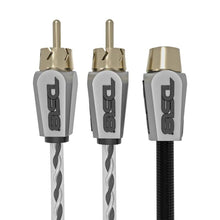 Load image into Gallery viewer, DS18 Level 3 RCA Wire Y Connector 1 Male to 2 Female Black