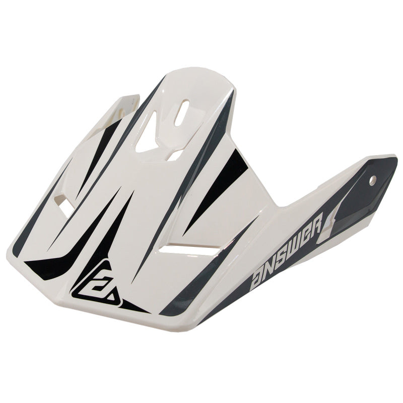Answer 26 AR1 Mototown Glossy Visor - White/Grey/Black 475262