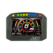 Load image into Gallery viewer, AEM CD-5LG Carbon Logging Flush Digital Dash Display w/ Internal 20Hz GPS &amp; Antenna