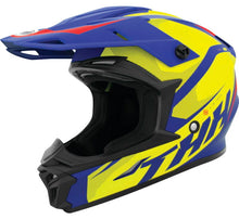 Load image into Gallery viewer, THH Helmets T710XR Airtech Blue/Yellow Youth - Small