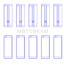 Load image into Gallery viewer, King Engine Bearings Isuzu 4Ze1 Sohc 8V (Size +0.25mm) Main Bearing Set GMB5586AM0.25