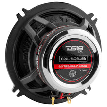Load image into Gallery viewer, DS18 5.25in 80 Watts RMS 3 ohm 2-Way Coaxial Speakers And Component System w/ Fiberglass Cone