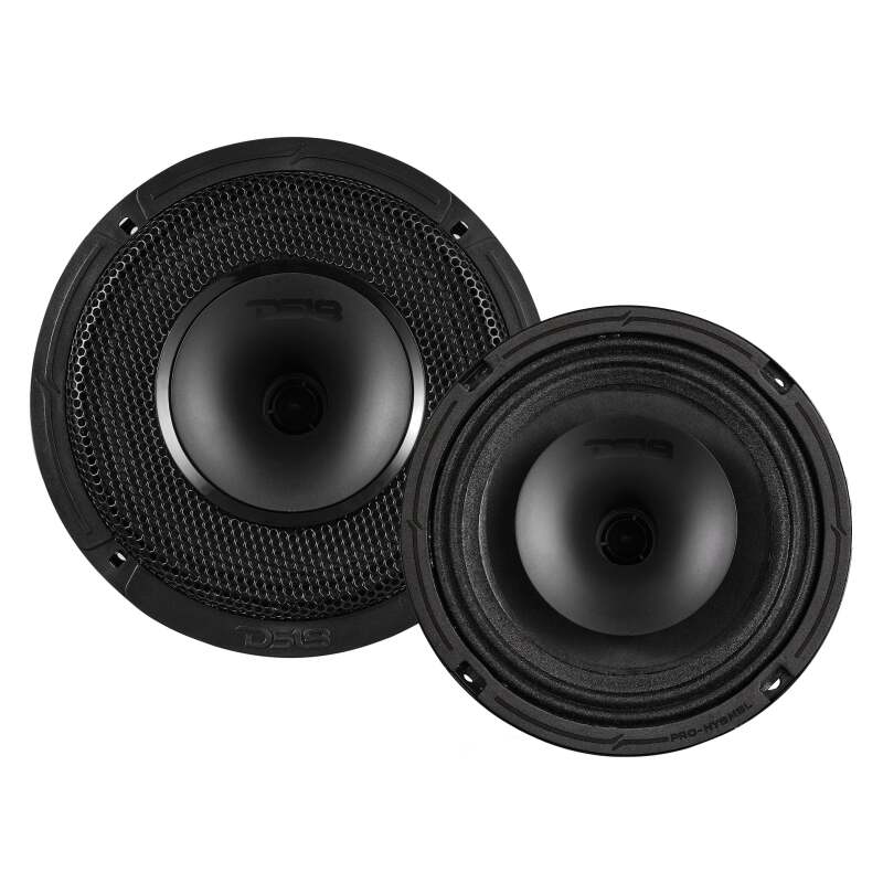 DS18 6.5in 150 Watts RMS 8 ohm Mid-Range Loudspeaker Shallow Grill Included
