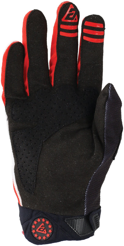 Answer Peak Flo Gloves Black/Red/White Youth - XS