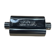 Load image into Gallery viewer, Kooks 2.5in Oval Clamp In Muffler 12in Long Body Polished Stainless Steel