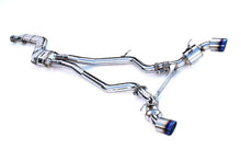 Load image into Gallery viewer, Invidia 2019+ Toyota Supra Dual N1 w/ Valve Rolled Titanium Tip Cat-back Exhaust HS19TSP4VGD1RT