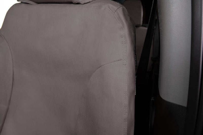 Covercraft 11-24 Dodge Ram Polycotton SeatSaver Custom Second Row Seat Covers - Misty Grey SS7432PCCT