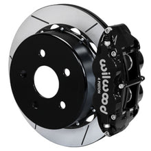 Load image into Gallery viewer, Wilwood 07-18 Jeep Wrangler Narrow Superlite 4R Rear Brake Kit Slotted 13.50in Rotor w/Lines - Black