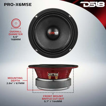 Load image into Gallery viewer, DS18 6.5in 250 Watts RMS 8 ohm Mid-Range Loudspeaker Sealed Back