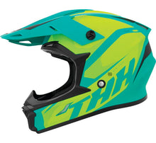 Load image into Gallery viewer, THH Helmets T710XR Airtech Teal/Yellow - Medium