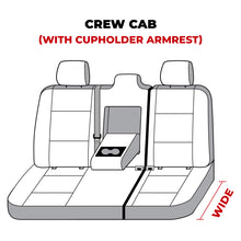 Load image into Gallery viewer, Covercraft 19-24 Dodge Ram 1500 Polycotton SeatSaver Custom Second Row Seat Covers - Charcoal