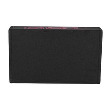 Load image into Gallery viewer, DS18 Single 10in Shallow Enclosure w/ Subwoofer 350 Watts RMS Sealed Black Carpet