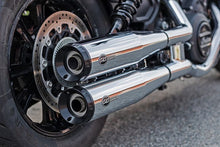 Load image into Gallery viewer, S&amp;S Cycle 15-23 Indian Scout 4in Grand National Slip-on Muffler - Chrome