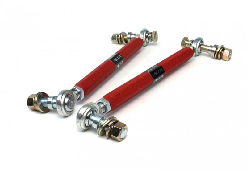 ALTA 02-12 Mini Cooper/S/JCW (Incl. 05-12 Convertible) & 09-12 Clubman Front Endlinks Adj Pair - Red - GTR Auto