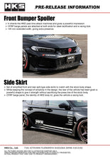Load image into Gallery viewer, HKS BODY KIT TYPE-S FL5 F-Spoiler 53004-AH001