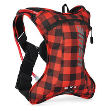 Load image into Gallery viewer, USWE Outlander Hydration Pack 2L - Flannel Red/Black